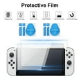 thumbnail image 5 of TSV 18-in-1 Travel Accessories Bundle Fit for Nintendo Switch OLED, Protective Carrying Case Travel Storage Bag with Screen Protectors, Clear Case & Thumb Grips, 5 of 7