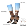 thumbnail image 6 of Salouo Cute Guinea Pig Sea Print Women's Men's Ankle Socks 1-pack Casual Athletic Socks for Unisex Adult Moisture-Wicking Socks for Daily Wear/Running/Sport, 6 of 8