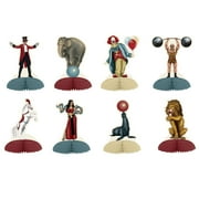Beistle - Vintage Circus Mini Centerpieces - 5" - Pack of 12