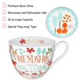 thumbnail image 4 of Taza de café MfOffice Friendship 590 ml Bone China, 4 of 7