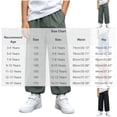 thumbnail image 3 of Nilvkv Boys Lightweight Pants, Boys Pants, Solid Color Cuffed Joggers with Elastic Waist and Side Pockets, ready for Outdoor Sports and Summer Pink 9-10 Years, 3 of 8