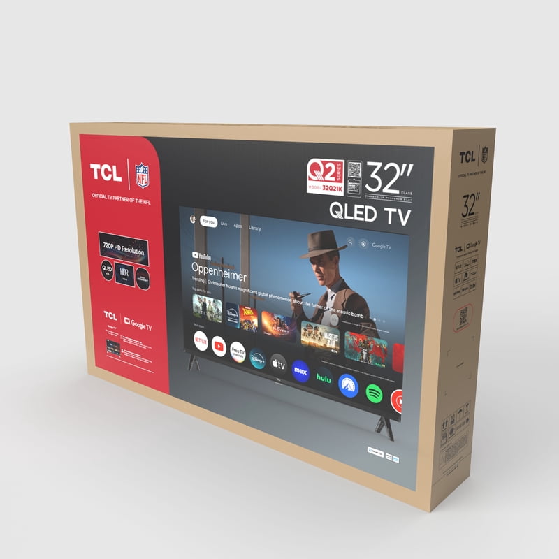 TCL 32" Q21K Series (NEW 2025) 720P HD QLED Smart TV with Google TV – 32Q21K gallery view