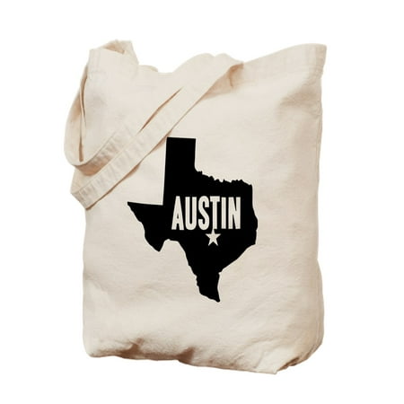 CafePress - Austin, TX - Natural Canvas Tote Bag, Cloth Shopping