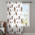 thumbnail image 3 of Easter Rabbits Ears Sheer Curtains 72 Inches Long, Spring Cactus Potted Plant Flowers Light Filering Curtains, Breathable Simi Curtain Privacy Drapes for Living Room Bedroom Window Treatment, 3 of 9