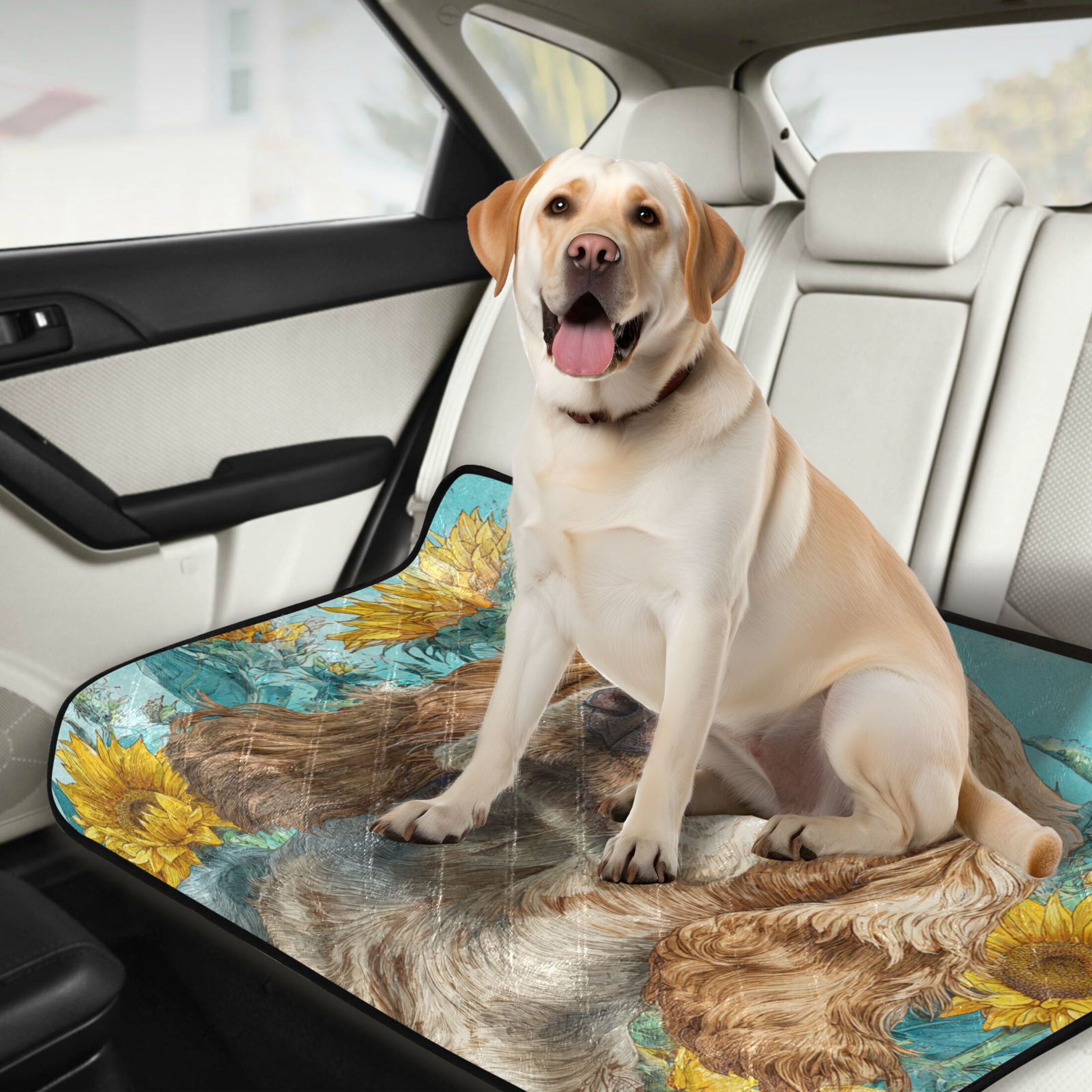 Qxltty Cocker Spaniel Dog Cat litter Pads Pet Set of 3 Diaper Mats Center Anti-leakage Layer Absorbent Soft and Comfortable