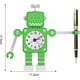 thumbnail image 3 of Alarm Clock For Kids Boys, Robot Alarm Clock For Kids Analog Alarm Clock No Check Silent Alarm Clock For Boys Girls Boys (Green), 3 of 5