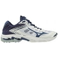 thumbnail image 7 of Mizuno Wave Lightning Z5 Women's Volleyball Shoe, Size 7.5, White-Navy (0051), 7 of 7