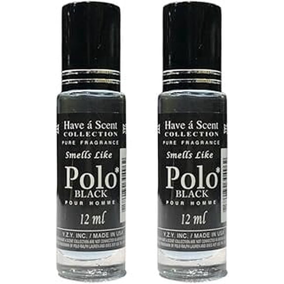 Fragrance Perfume Smell Like Polo Black Parfum Roll On Oil 12ml – Pack of 2