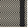thumbnail image 3 of Modway Optica Chevron With End Borders 8x10 Indoor and Outdoor Area Rug in Black and Beige, 3 of 7