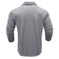 thumbnail image 5 of VSSSJ Casual Shirts for Men Big and Tall Solid Color Long Sleeve Button Collared Pullover Tops Casual Cozy Breathable Sport Basic Tshirts Gray XXL, 5 of 7
