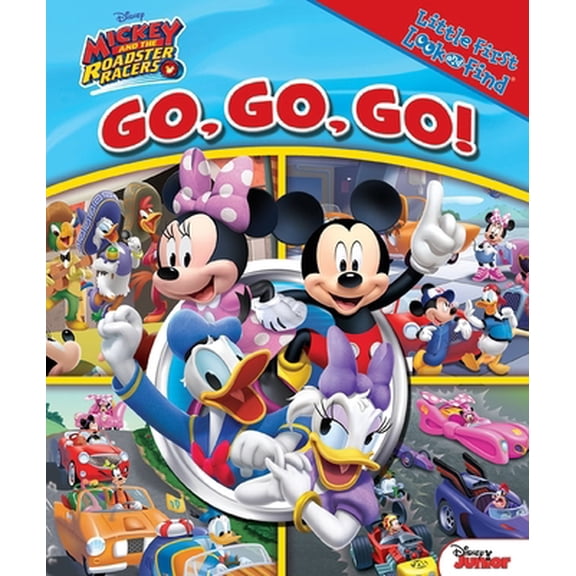 Pre-Owned Disney Junior - Mickey and the Roadster Racers Go, Go, Go! - Little First Look and Find (Unknown) 1503727661 9781503727663
