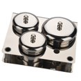 thumbnail image 4 of Built-In Holes Storage Box, 3pcs Storage Box, Stainless Steel Cans, For Liquid Nail Art Mini Powder, 4 of 8
