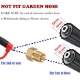 thumbnail image 5 of Pressure Washer Gun with 40 Inch Extension Wand, 5000 PSI Power Washer Spray Gun, M22 Fitting, 5 Nozzle Tips, High Pressure Cleaning for Car, Driveway, Patio, 5 of 8