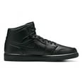 thumbnail image 2 of Men's Jordan 1 Mid Black/Black-Black (554724 093) - 8, 2 of 8