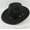 Black, variant on Big Wide Brim Fedora Hats Unisex Western Suede Hat Panama Outdoor Hats Grey