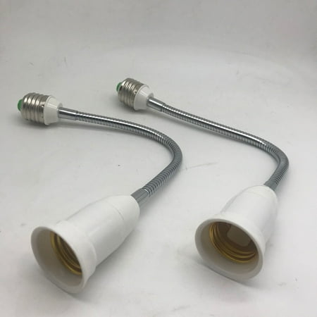 

XUQIANG Flexible E27 to E27 LED Lamp Base Holder Bulb Screw Socket Adapter 16//20/30/35/50/60cm Extension Light Holder Converter Fitting