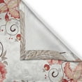 thumbnail image 3 of Ambesonne Vintage Kitchen Curtains, Bohemian Nostalgic Flowers, 55"x39", Tan Dark Pink and Rose, 3 of 3