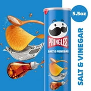 Pringles Salt & Vinegar Potato Crisps Chips - 5.5 oz- Pack of 2