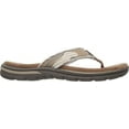 thumbnail image 3 of Skechers USA Men's Bosnia Flip-Flop,Brown,11 M US, 3 of 7