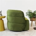thumbnail image 5 of Green Velvet Swivel Chair for Living Room, Modern Accent Chair with Mid-Century Design, Fully Assembled Office Chair, Soft Upholstered Reading Chair, 5 of 9