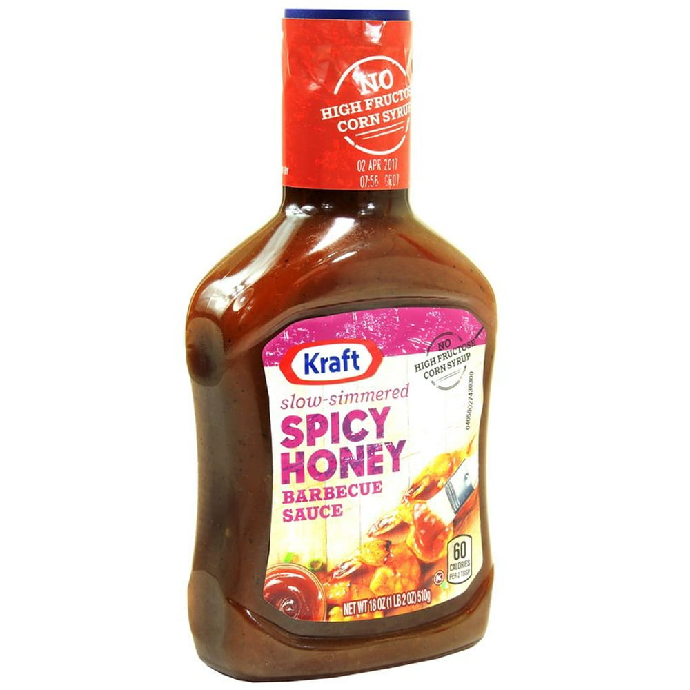 Product Of Kraft, Spicy Honey Barbecue Sauce, Count 1 Sauces / Grab
