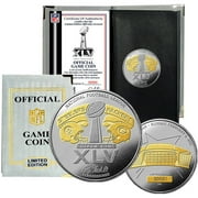 Super Bowl XLV Official Two-tone Flip Coin