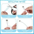 thumbnail image 3 of Topboutique 10 Pcs Spiral Cable Protector Multicolor Phone Charger Protector Spiral Headphone Cable Saver Data Cable Protective for USB Data Wire,Prevent Pets from Biting,10 Colors, 3 of 6