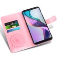 thumbnail image 5 of Compatible with Metro TCL Ion X/Ion V/40Z T607DL Wallet Phone Case and Tempered Glass Screen Protector Flip Credit Card Holder Stand Mandala Flower Cell Cover for IonX T430W IonV 2023 Women Pink, 5 of 8