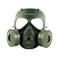 thumbnail image 1 of Game Prop Protective Whole Face Eyes Protector Guard CS Full Face Clear Lens Green, 1 of 7
