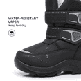 thumbnail image 7 of Apakowa Kids Boys Snow Boots Winter Waterproof Slip Resistant Cold Weather Boots (Toddler/Little Kid/Big Kid), 7 of 7