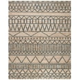 thumbnail image 2 of SAFAVIEH Kilim Merton Geometric Area Rug, Natural/Charcoal, 8' x 10', 2 of 9