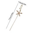 thumbnail image 4 of Women Ear Climber Lightning Crystal Snowflake Ear Wrap Crawler Leaf Ear Crawler, 4 of 10