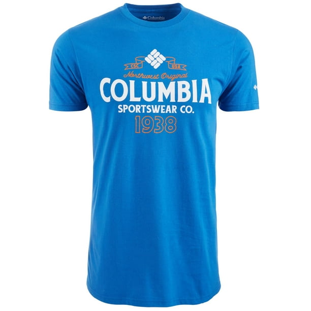 Columbia - Columbia Men’s Graphic T-Shirt (Medium Blue, S) - Walmart ...