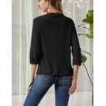 thumbnail image 6 of Grace Karin Soft 3/4 Sleeve Open Front Knited Cardigan Sweater for Women, 6 of 8
