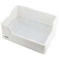 thumbnail image 1 of Pet Cage Toilet Bunny Litter Box Tray-shaped Bunny Toilet Rabbit Litter Box, 1 of 4