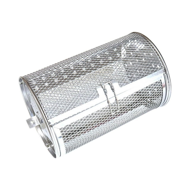 Roaster Drum Oven Heating Oven Racks Rotatable Rotisserie Grill Basket for Dried