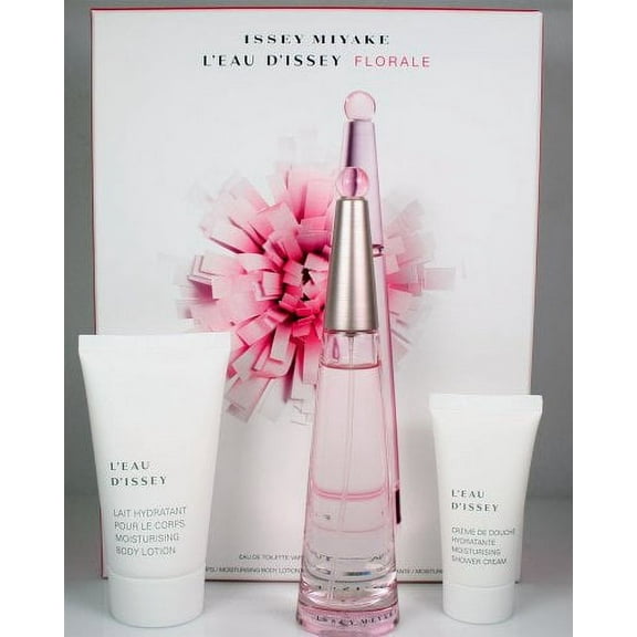 Issey Miyake L' eau D' Issey Florale For Women 3 Pcs Gift Set