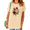 Apricot, variant on Women's Vintage Floral Graphic Tee Casual Short Sleeve Crewneck Top Summer Shirt
