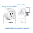 thumbnail image 2 of Enchufe Inteligente WiFi Bluetooth Alexa Google Pack 4, 2 of 4