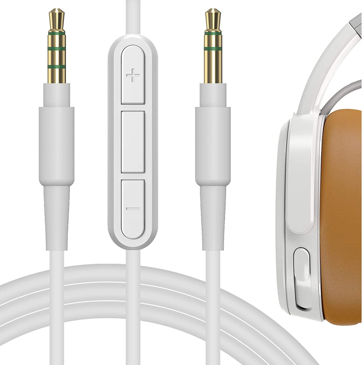 Câble Audio Geekria QuickFit Pour Casque ASTRO (A40 TR, A40, A30, A10) – Mâle 3.5mm Vers Mâle 3.5mm, Noir