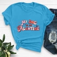 thumbnail image 2 of Ichuanyi New Fashion Women's Top Valentine's Day Short Sleeve Casual Love Heart Printed Loose T-shirt, 2 of 6