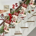 thumbnail image 6 of Luoshdecor Christmas Stockings,9 in Cute Santa Snowman Deer Gift Plaid Cuff Stocking for Holiday Xmas Party, 6 of 6