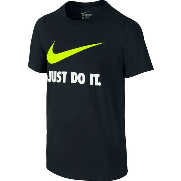 vare Arthur Conan Doyle diamant Nike Youth Boys Just Do It JDI Swoosh T-Shirt 709952-010 Black - Walmart.com