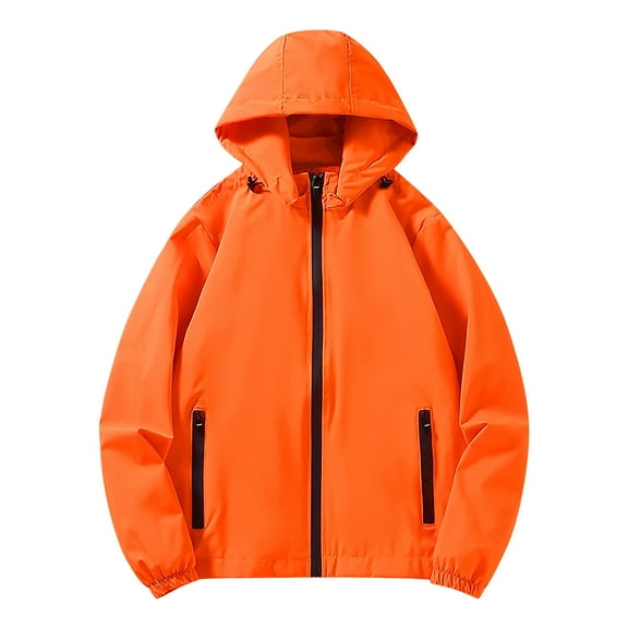 Qetyuw Womens Full Zip Up Hooded Jacket Plus Size Long Sleeve Open Front Coat Outdoor Casual Cardigan Jackets