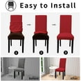 thumbnail image 5 of Wehilion 100% Waterproof Dining Room Chair Cover, Stretch Jacquard Parson Chair Slipcover Removable Washable Chair Protector for Home, Restaurant, Banquet, 5 of 6