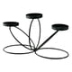 thumbnail image 4 of Candelabro de hierro forjado, portavelas decorativo, ligero y práctico para mesa. Negro, 4 of 9