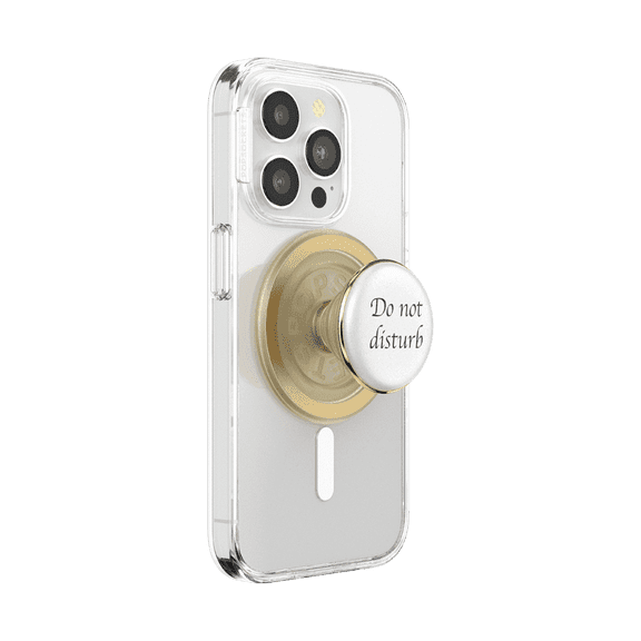 PopSockets Phone Grip for MagSafe, Magnetic Holder, Phone Stand, White - Resin DND