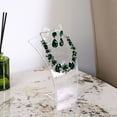 thumbnail image 5 of MyGift Set of 6 Clear Acrylic Necklace Bust with Premium Earring Display, 5 of 5