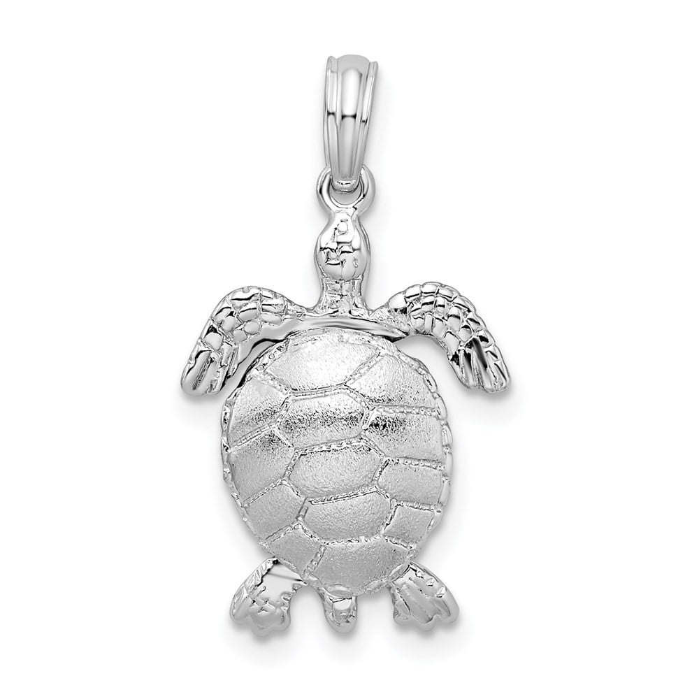 14K Yellow Gold Plated 925 Sterling Silver Turtle Charm Women Jewelry For Gift