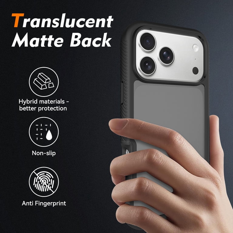 Frame App For Computer for iPhone 17 Case with Screen Protector + Front Frame, Luxury Slim Fit ...